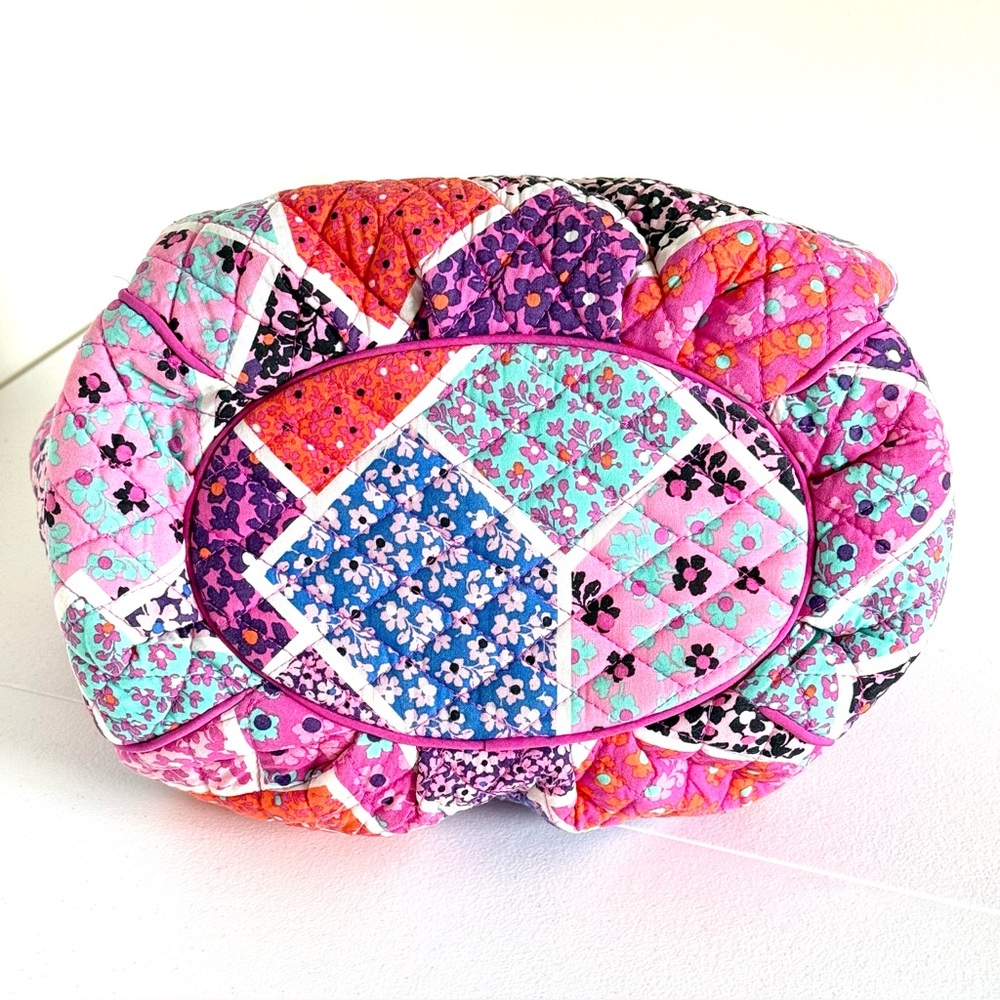 Vera Bradley Glenna Modern Medley Shoulder Bag Purse Satchel Quilted - Picture 6 of 7